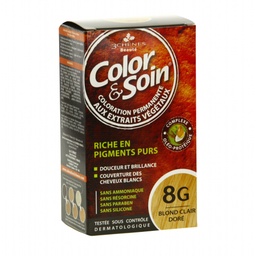 [3CH076] Color &amp; Soin Blond Clair Doré - 8G