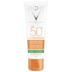 [VIC059] Capital Soleil Matifiant 3 En 1 Spf50+ T50Ml