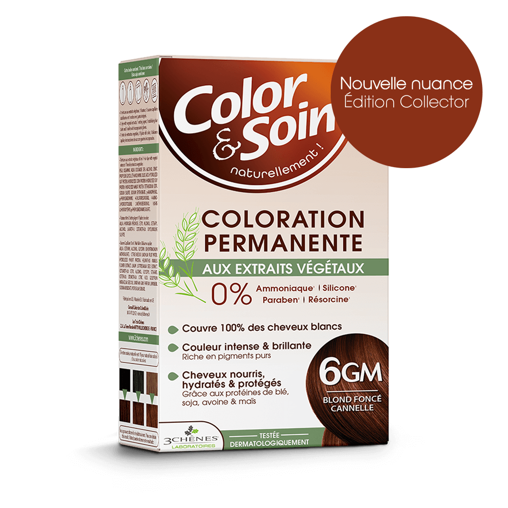 [3CH110] Color &amp; Soin Blond Foncé Cannelle - 6GM