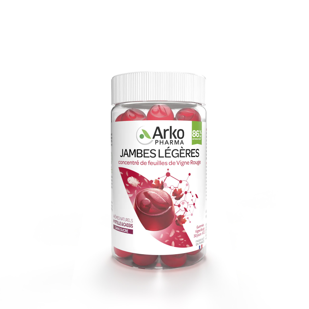 [ARK128] Gummies Vigne Rouge Jambes Légères 60