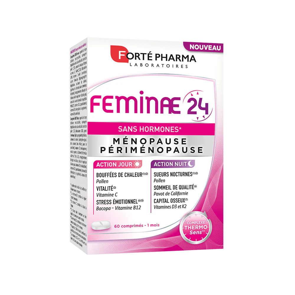 [FORTE037] FEMINAE 24 Ménopause- Périménopause 60 comprimés
