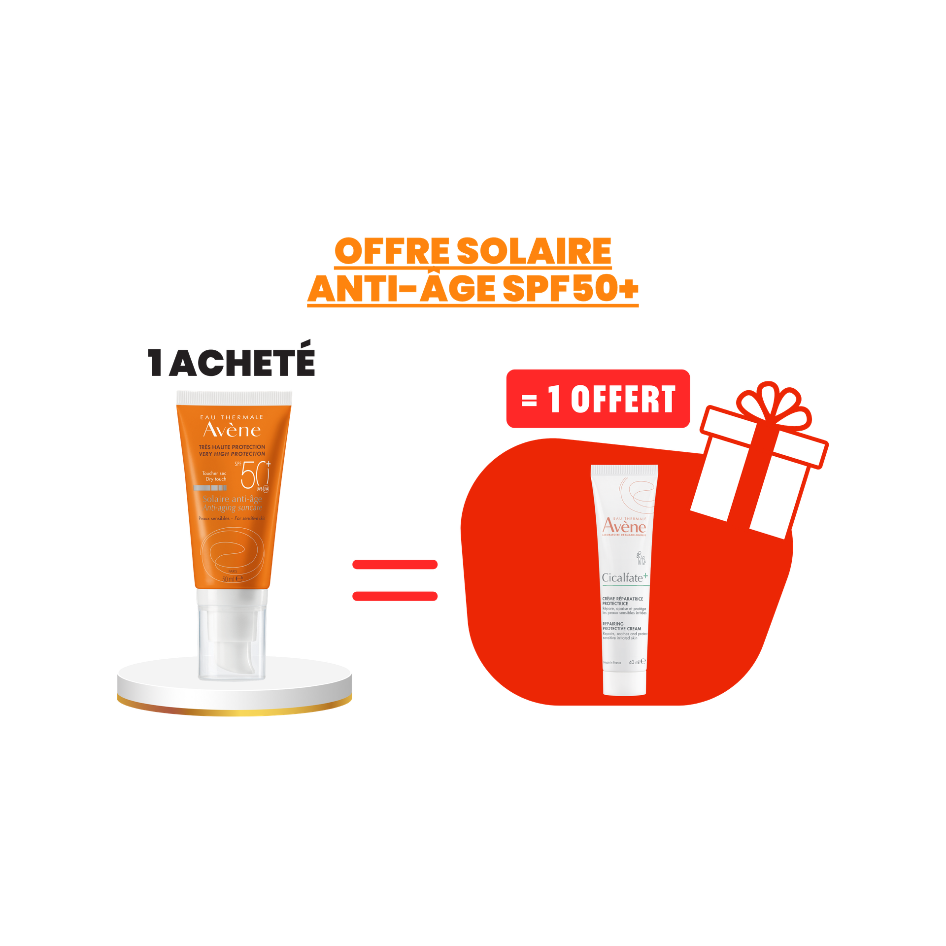OFFRE SOLAIRE ANTI-AGE SPF50+